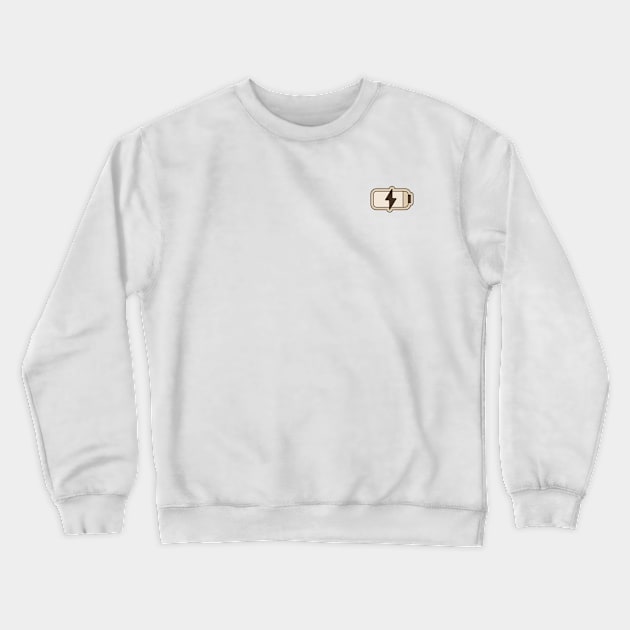 Dreamy Sloth On Saving Mode Crewneck Sweatshirt by Moonae